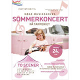 Musikskolens sommerkoncert på Tapperiet